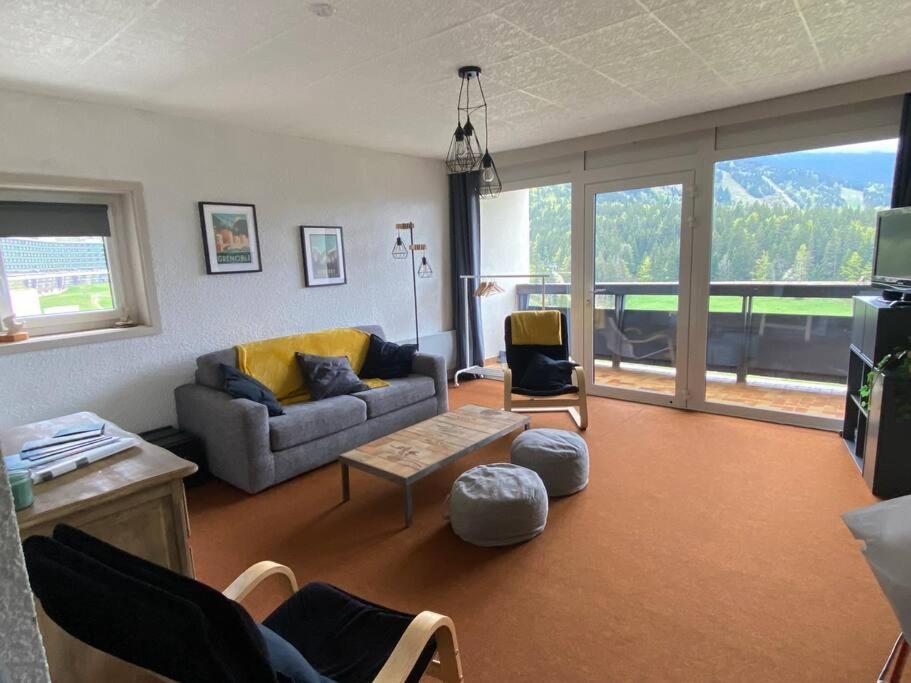 Appartement 50M2 Vue Imprenable Avec Garage Draps Et Serviettes Compris 빌라르 드 랑 외부 사진